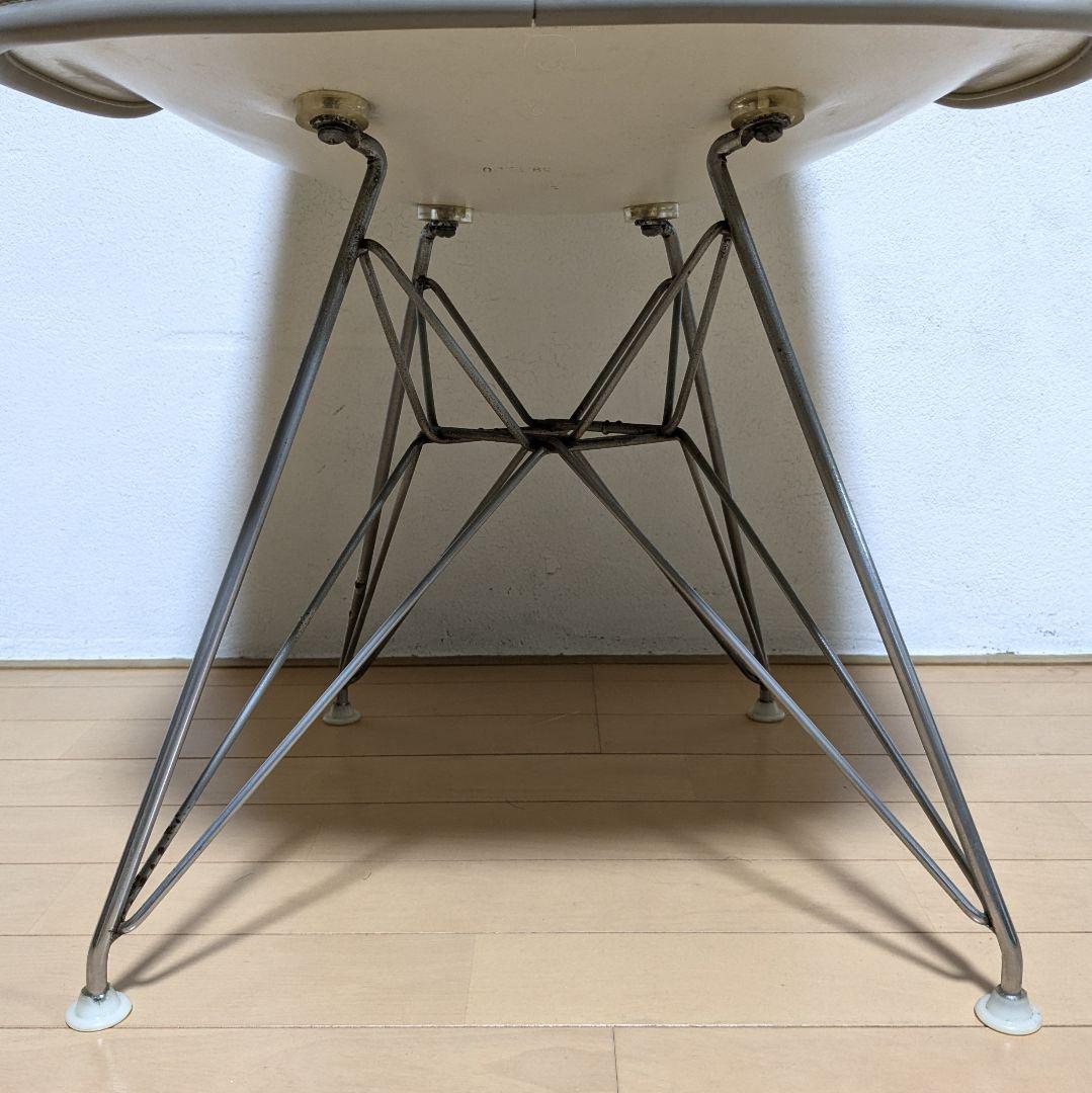希少 正規品 ハーマンミラー イームズ シェルチェア ナウガレザー パッド付 1