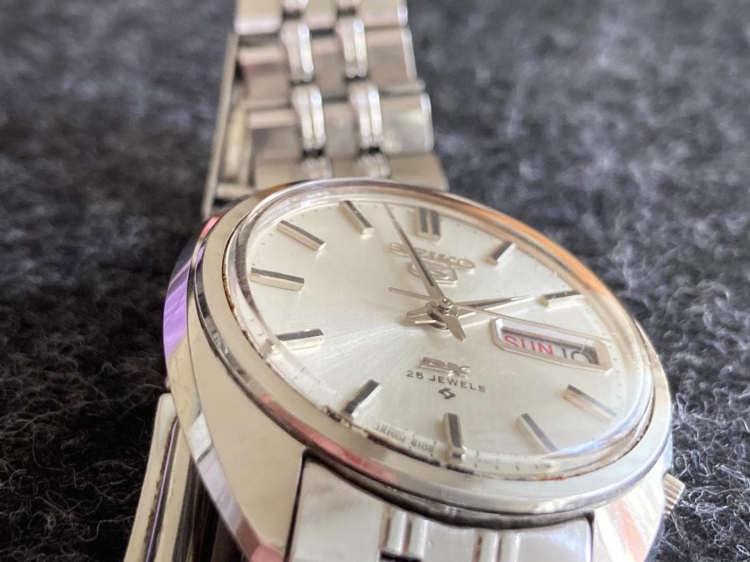 【まゆげ犬】1967 61系 SEIKO 5 DX 25石 純正ベルト