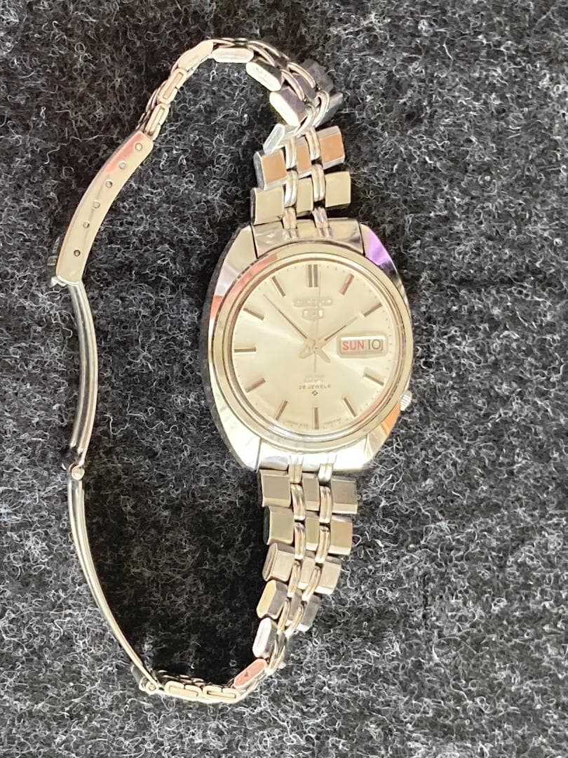 【まゆげ犬】1967 61系 SEIKO 5 DX 25石 純正ベルト