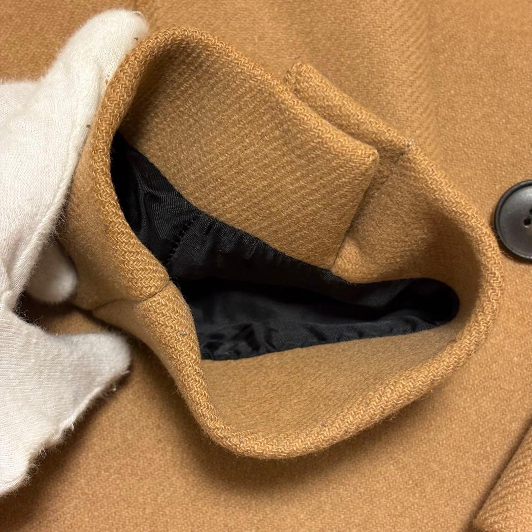 HUGO BOSS ヒューゴ　ウールコート キャメル メンズ ステンカラー