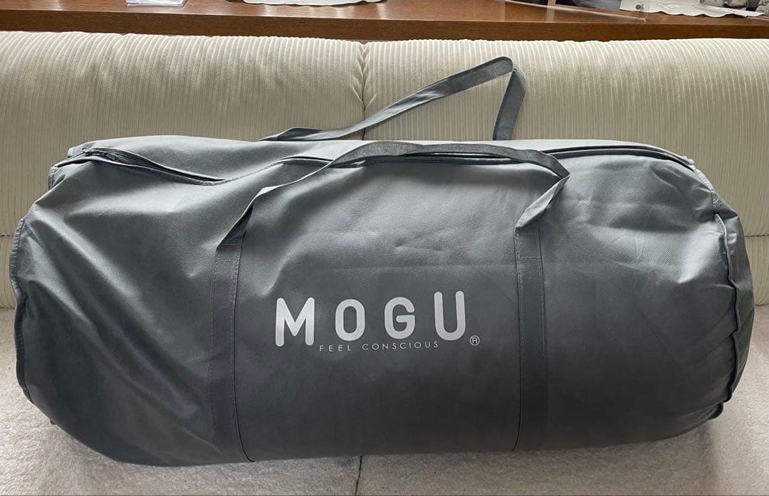 MOGU 雲にのる夢枕 ビーズクッション ミストグレー（カバーセット）