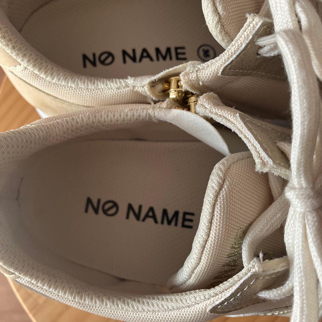 NO NAME ベージュ 厚底スニーカー