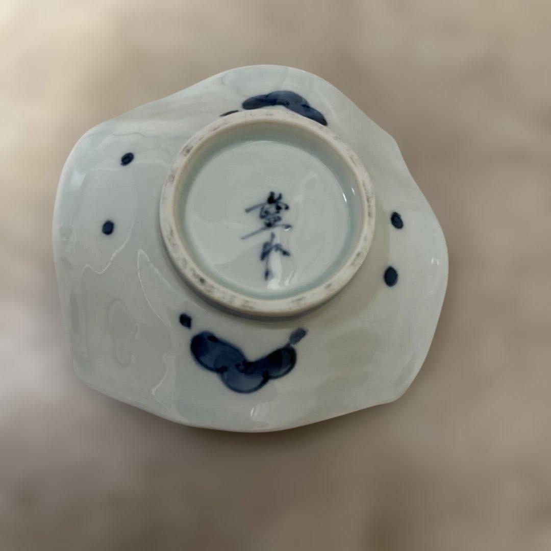 藍水のお皿5枚