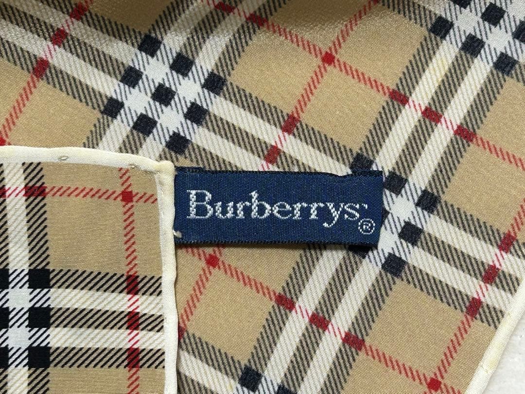 Burberrys バーバリー スカーフ 約85×88cm チェック柄