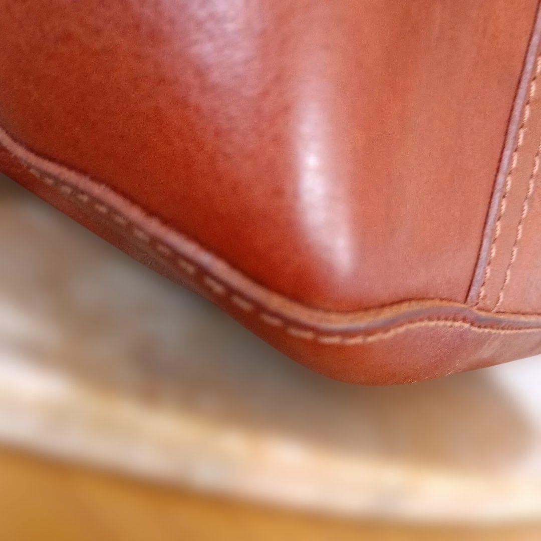 ゲンテン　トートバッグ　 ロック・鍵収納チャーム付き　 ブラウン