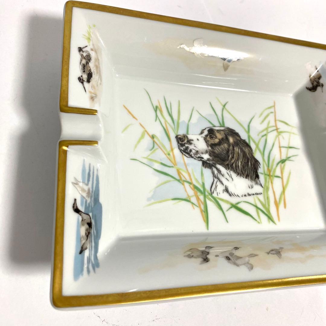 HERMES エルメス アッシュトレイ トレー プレート 犬 ドッグ