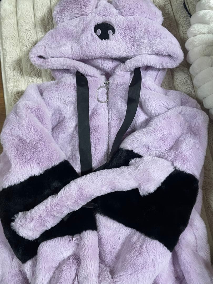 REFLEM クロミ ファーパーカー パープル