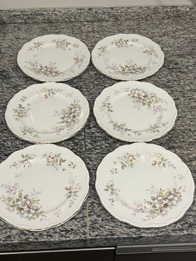 ロイヤルアルバート ハワース 6枚セット