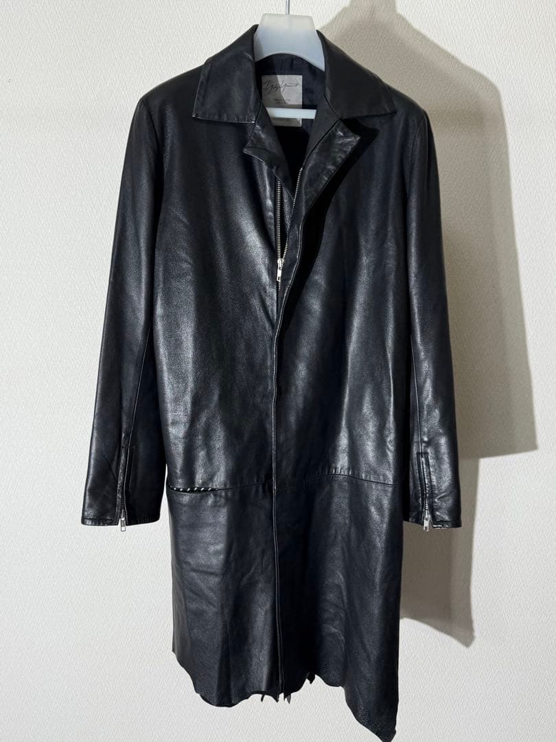 ヨウジヤマモト 03aw ライダースレザーコート 1