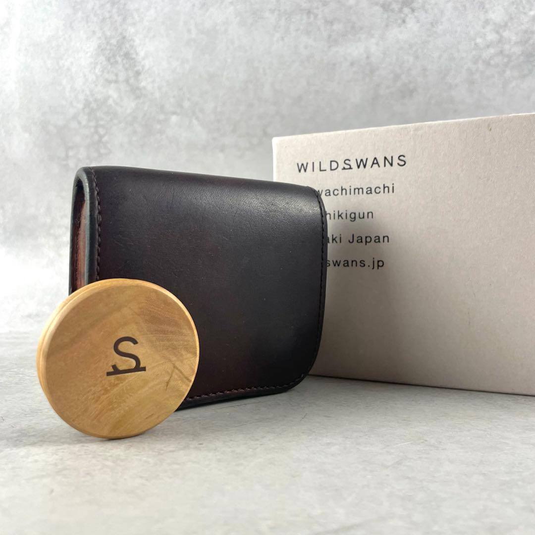 入手困難✨ ワイルドスワンズ ケース 財布 バイカラー ブラウン系 レザー