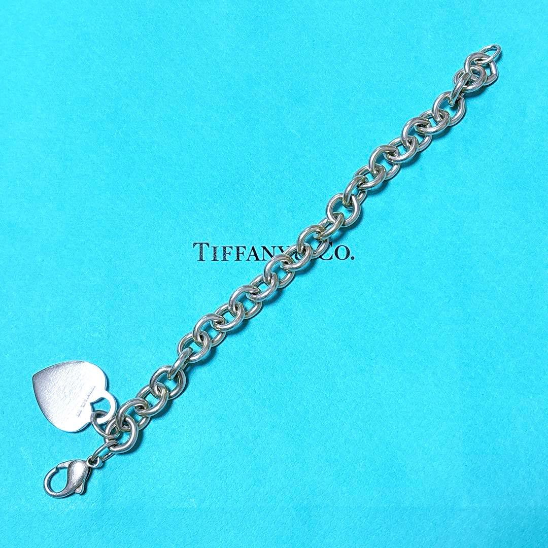 【美品】19.7cm ティファニー ハートタグ ブレスレット シルバー925