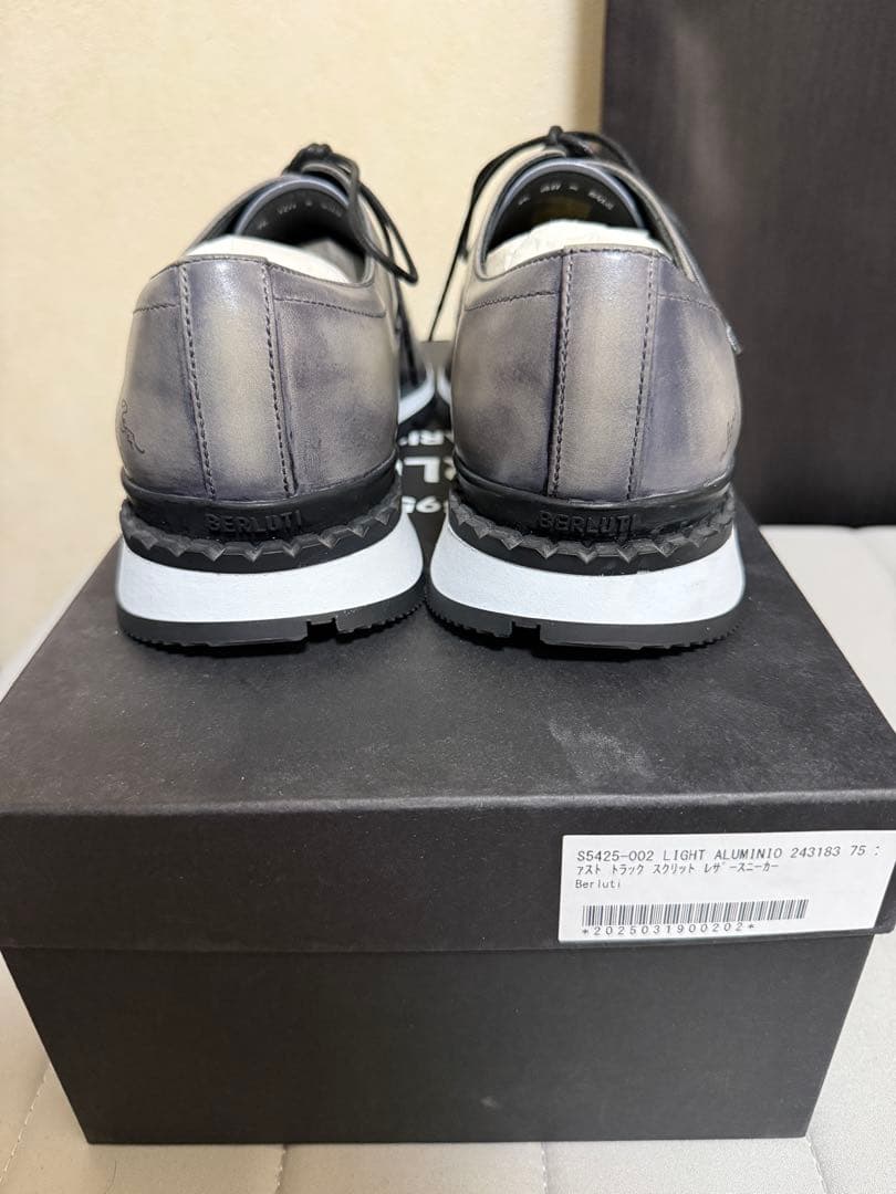 【新品未使用】 Berluti レザーシューズ　スニーカー　ファストトラック