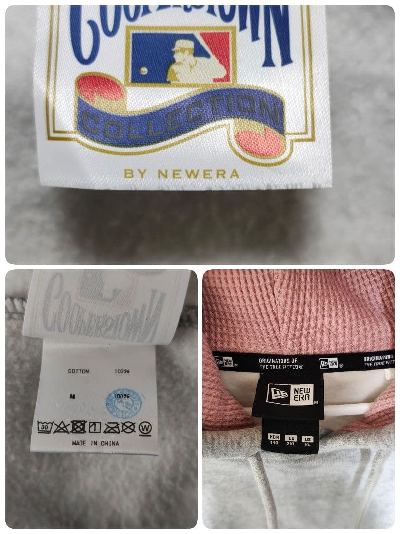 NEW ERA ニューエラ　裏起毛　ヤンキースロゴフーディパーカー　XXL　厚手
