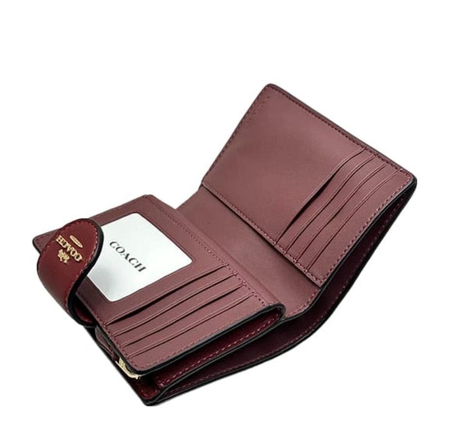 新作.コーチ COACHミディアム コーナー ジップ ウォレット・シグネチャー