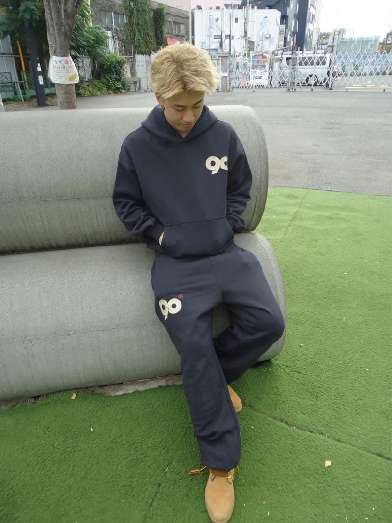 90 Logo Original Hoodie Sweat 　9090 XL