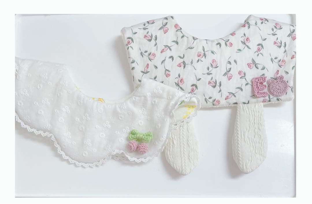 ハンドメイドスタイ　うさみみセーラースタイ　こはろ様