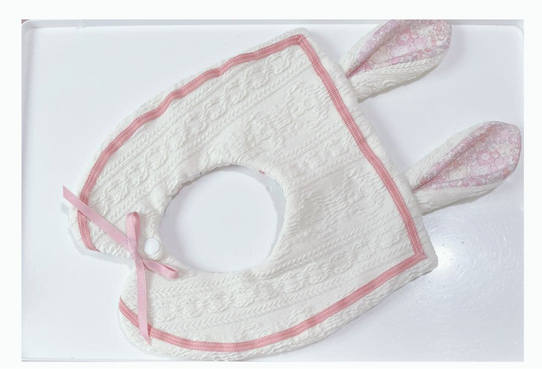 ハンドメイドスタイ　うさみみセーラースタイ　こはろ様