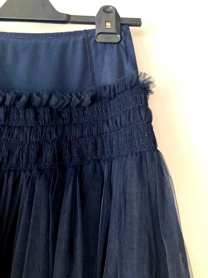 【新品・未使用】Molly Goddard チュールスカート ネイビー