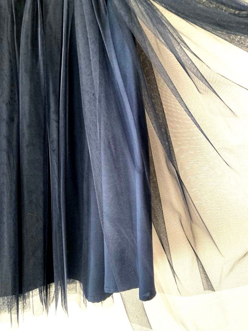 【新品・未使用】Molly Goddard チュールスカート ネイビー