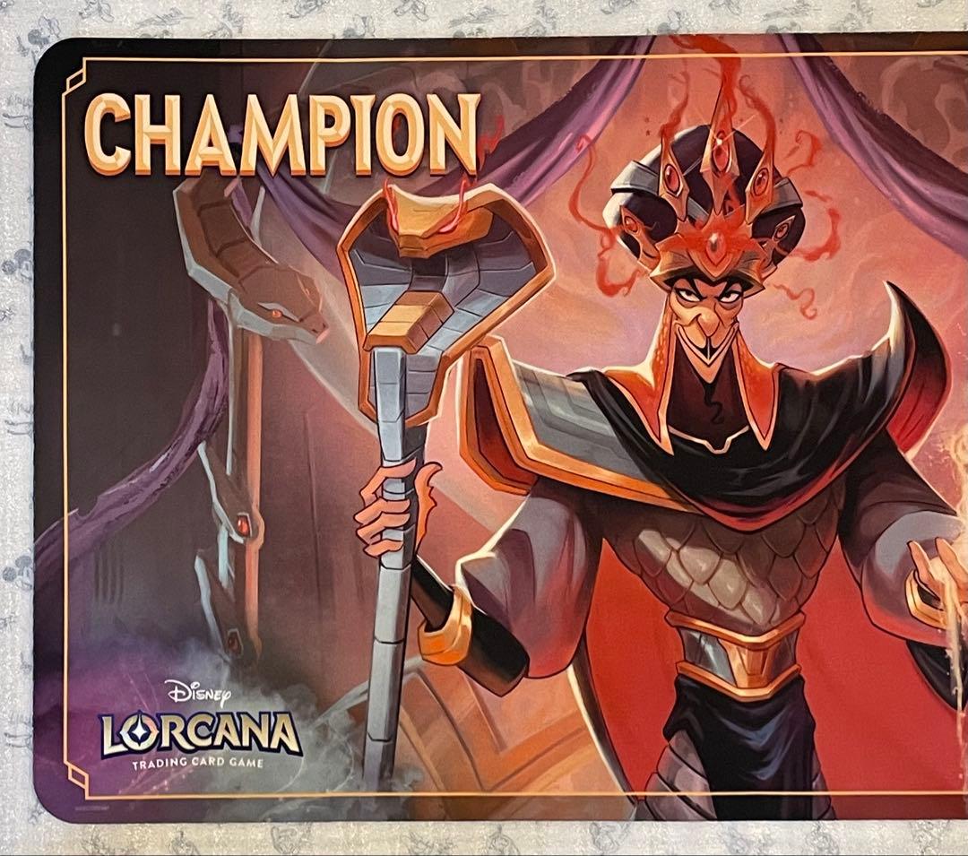 海外大会限定 ロルカナ ジャファー チャンピオン プレイマット ディズニー