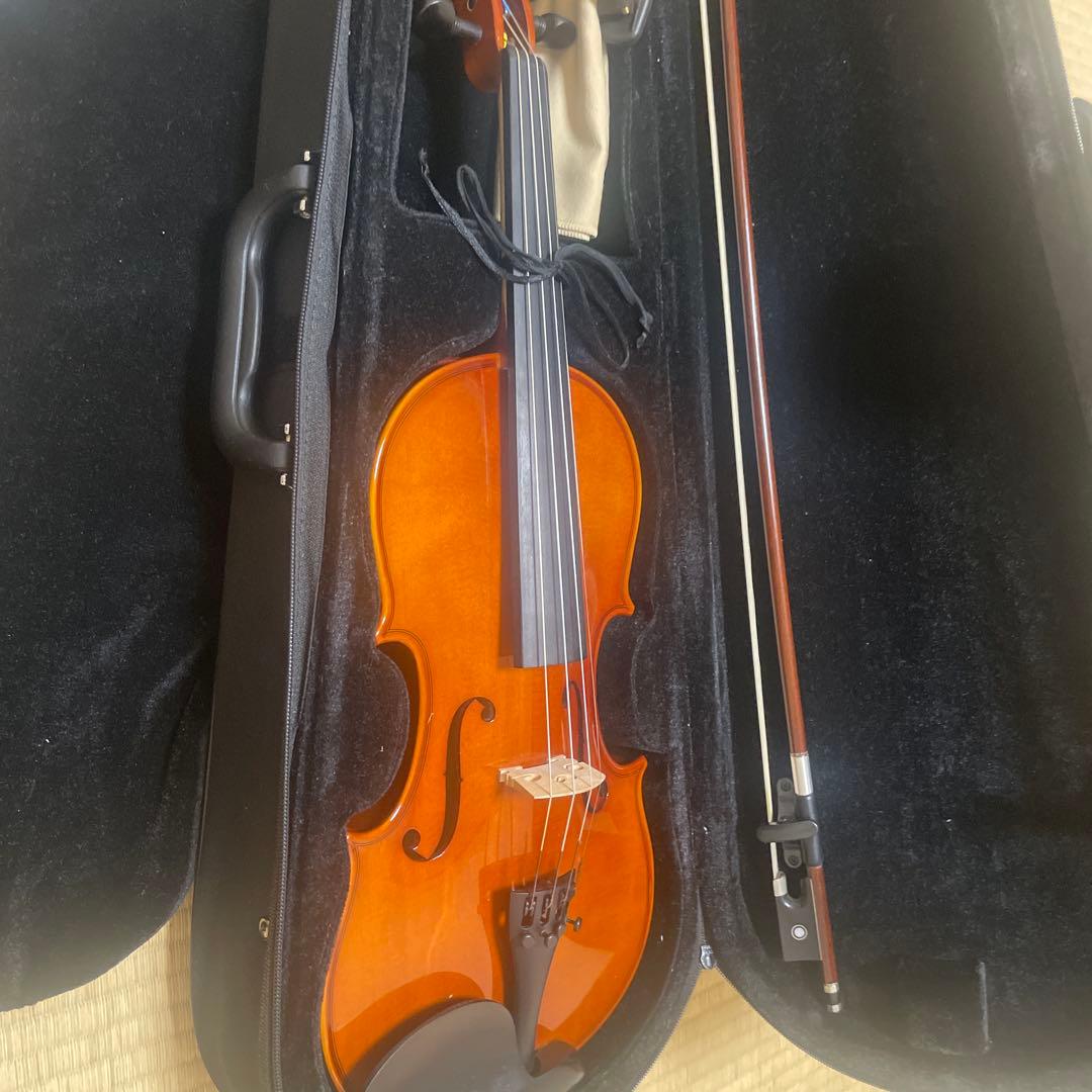 週末までCarlo Giordano バイオリン本体、肩当て4分の4 弦つき