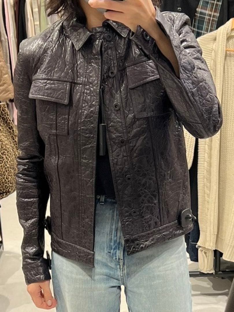 【値下げ！！】Balenciaga レザージャケット 44