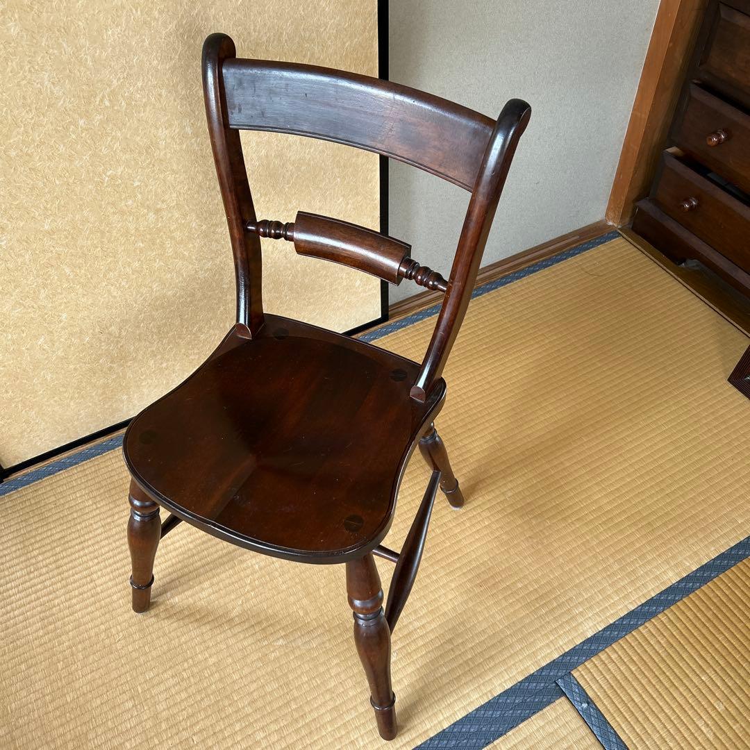 松本民芸家具 木製椅子　4脚セット