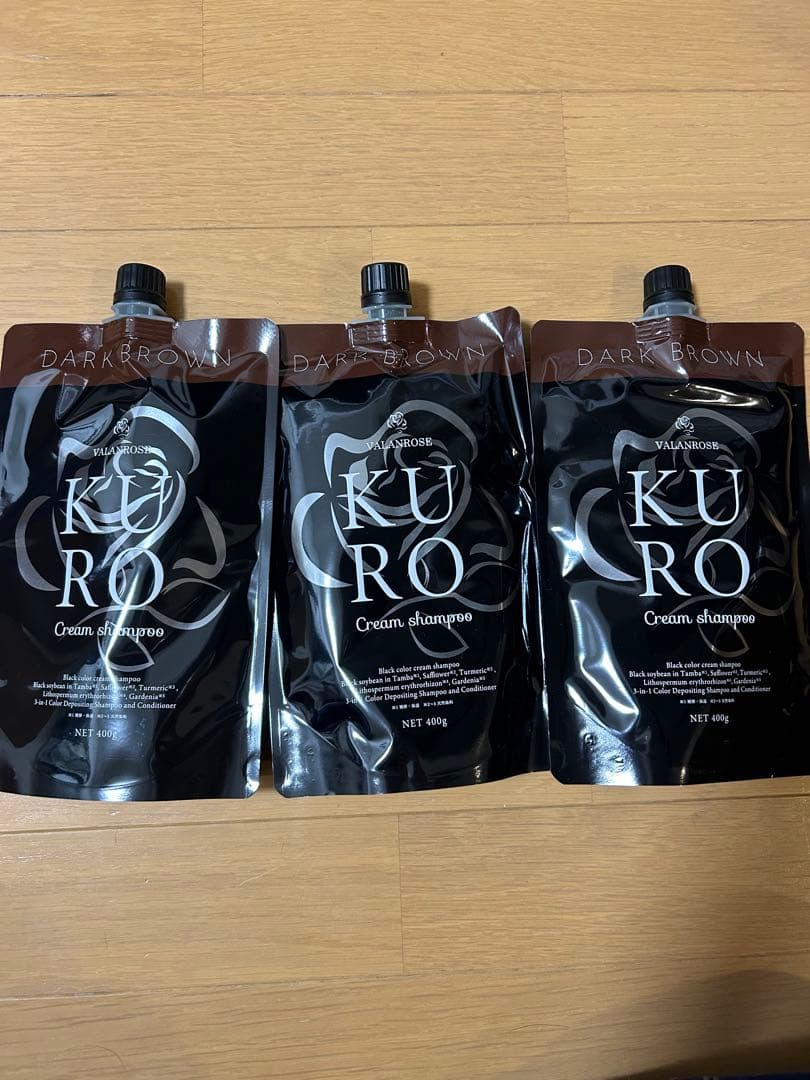 バランローズKURO ダークブラウン クリームシャンプー （キー）