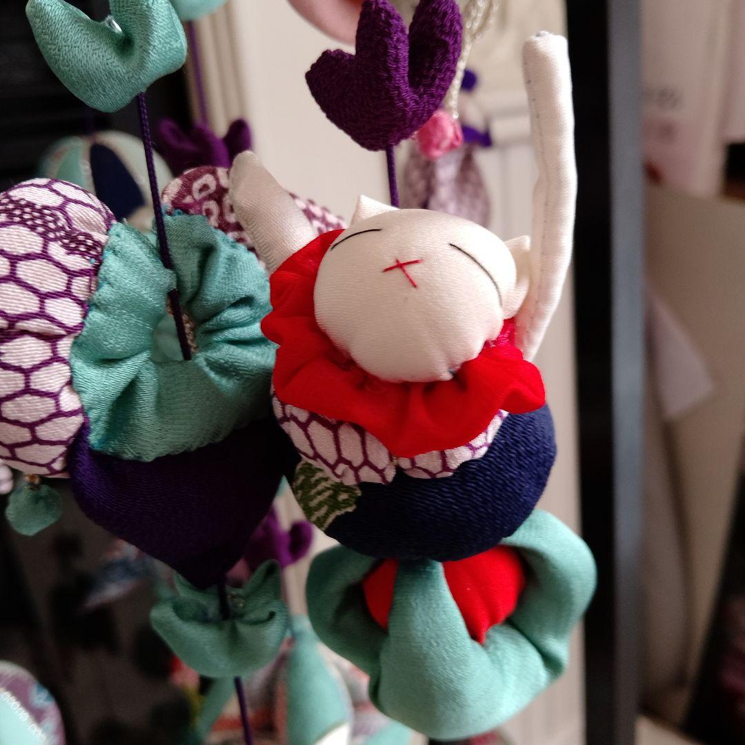 吊るし飾り　吊るし雛　ちりめん細工 　 ハンドメイド　ひな祭り