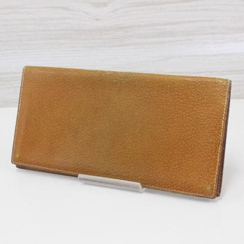 ◇HERMES 長財布 長札入れ 小銭入れ無し ブラウン