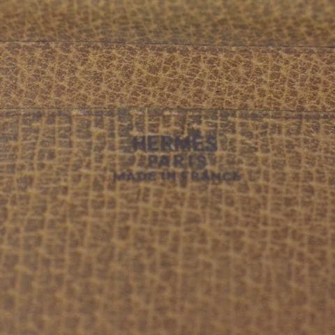 ◇HERMES 長財布 長札入れ 小銭入れ無し ブラウン