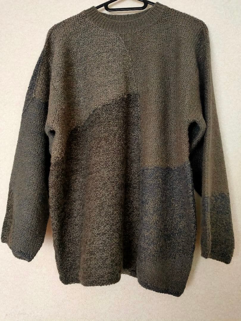 Jurgen Lehl ヨーガンレール　ニット　アルパカ・シルク混　グレー系