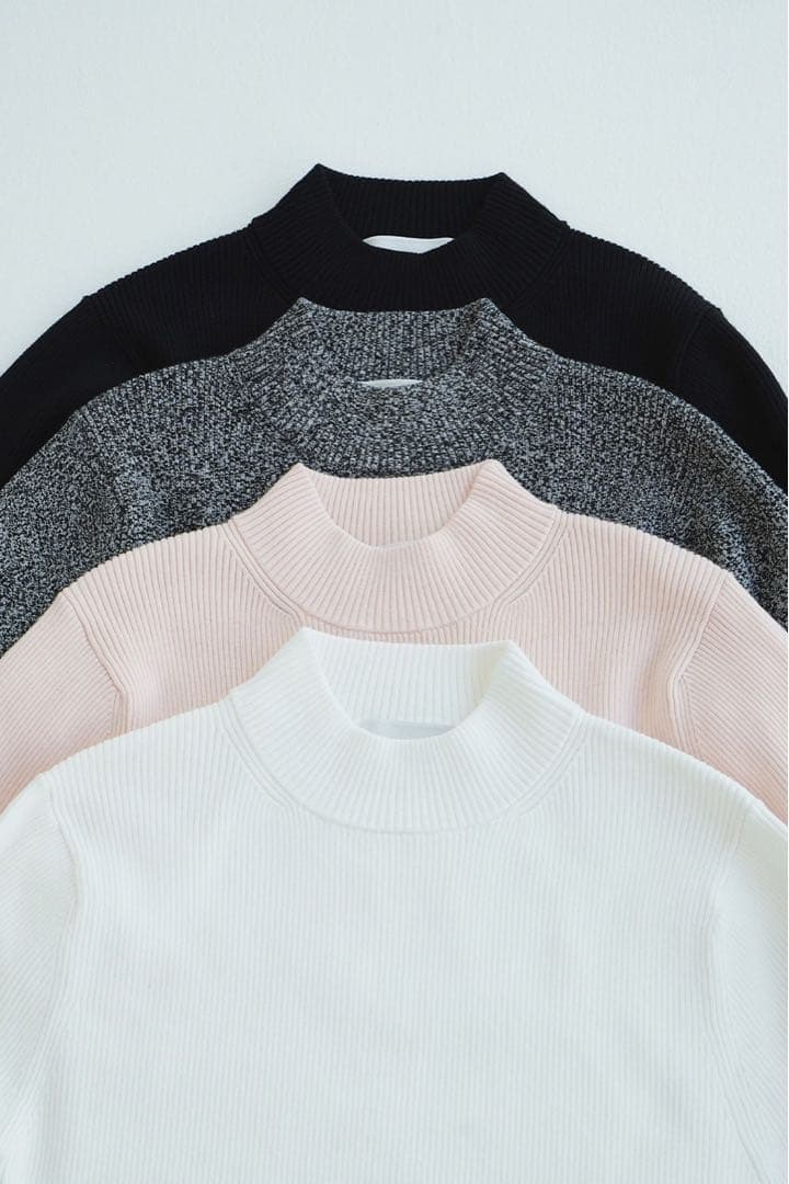 H/N RIB KNIT TOPS ピンク サイズ1