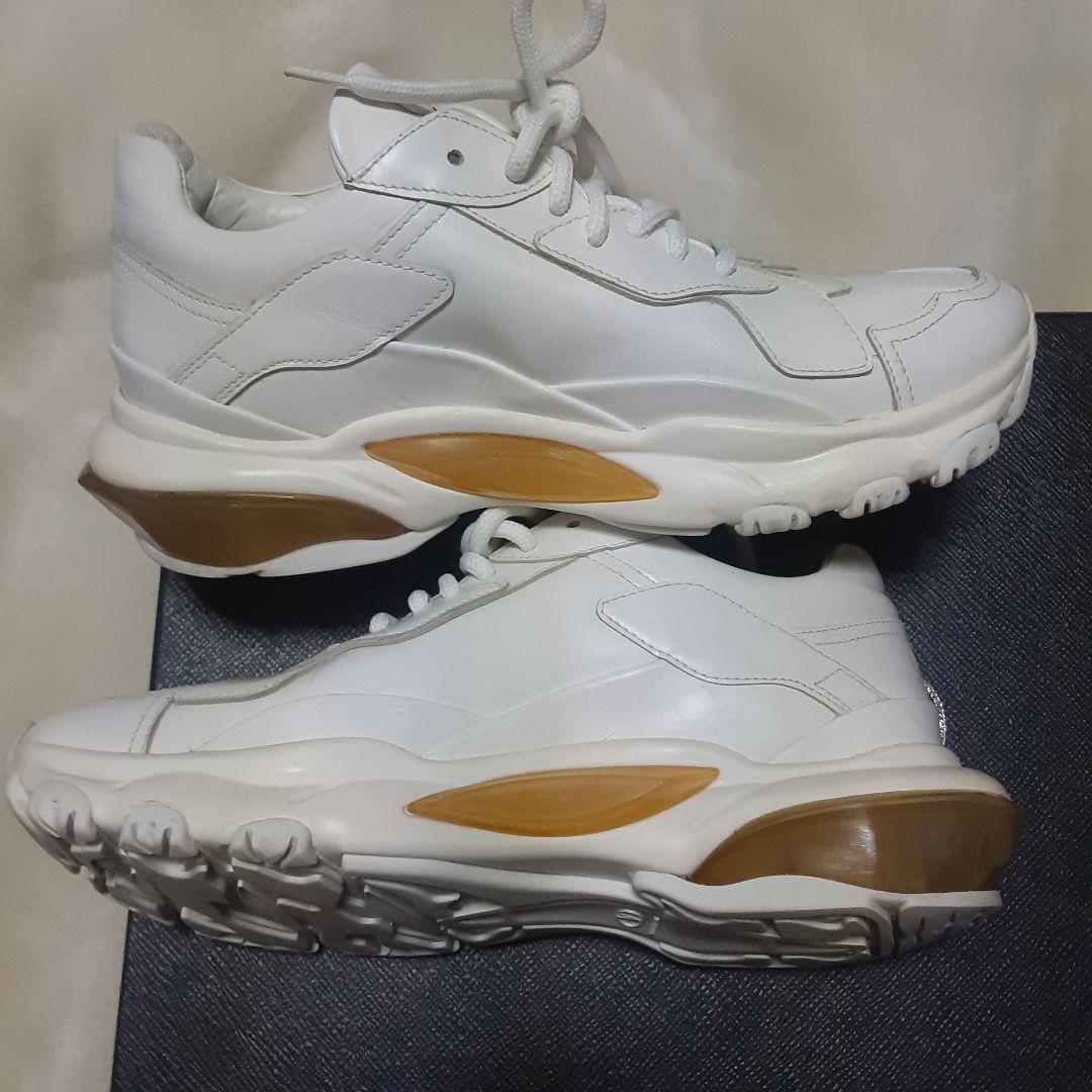 正規品 美品 VALENTINO スニーカー VLTN 厚底 ホワイト/ベージュ