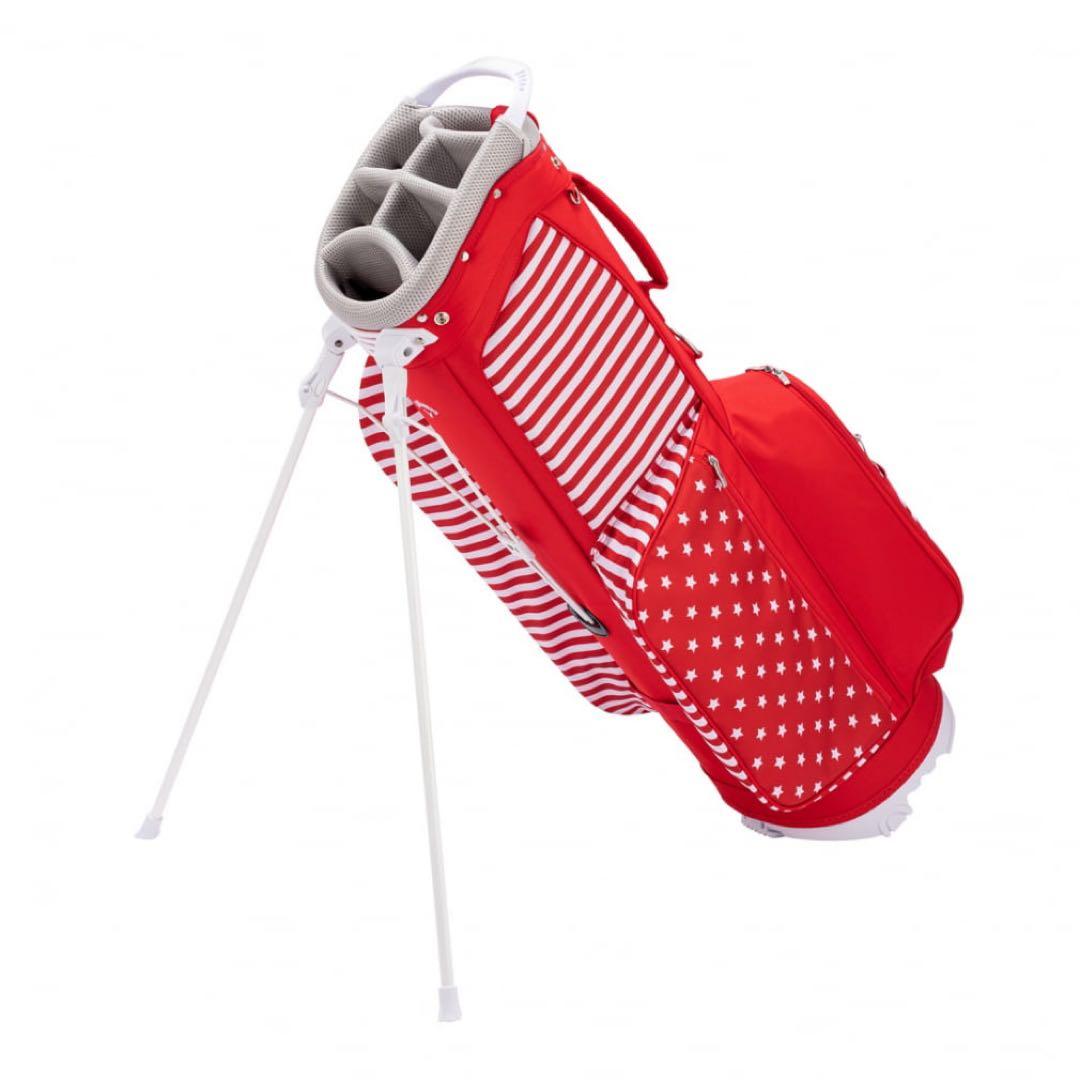 CALLAWAY キャディバッグ レッド ストライプ リミテッドモデル