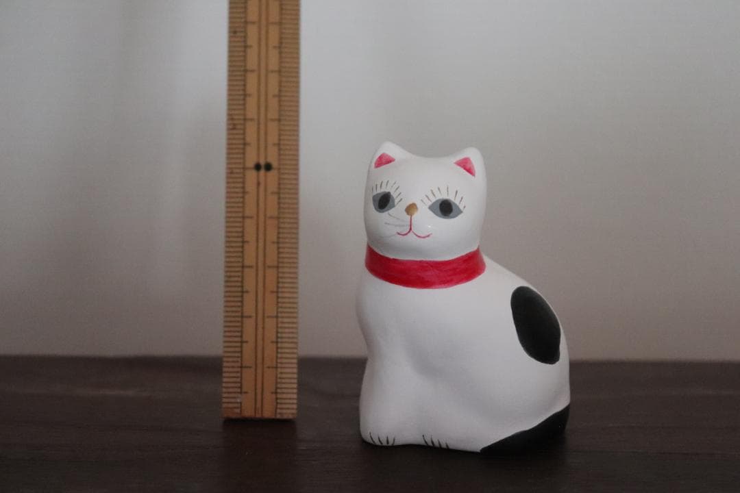 郷土玩具　相良人形　８代目　さがらりゅうま　端正な顔立ちの猫