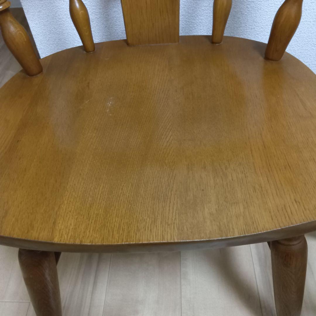 G*i様 木製椅子 2脚セット ヴィンテージ 家具 飛騨の家具　 ダイニングチェ