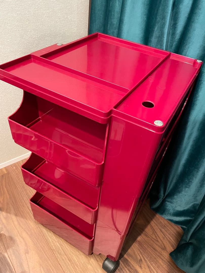 【正規品】ボビーワゴン 3段 ワインカラー B-LINE ジョエコロンボ 正規品