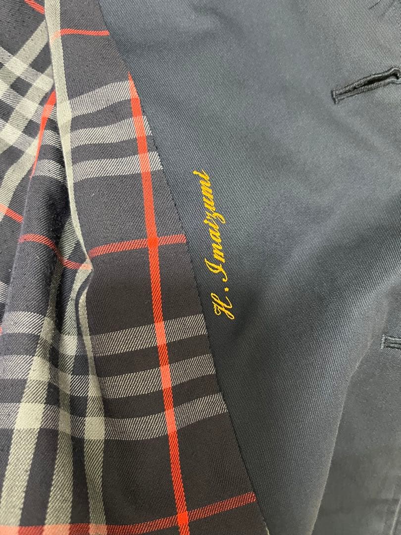 90s 英国製 Burberrys バーバリーズ コート ネイビー
