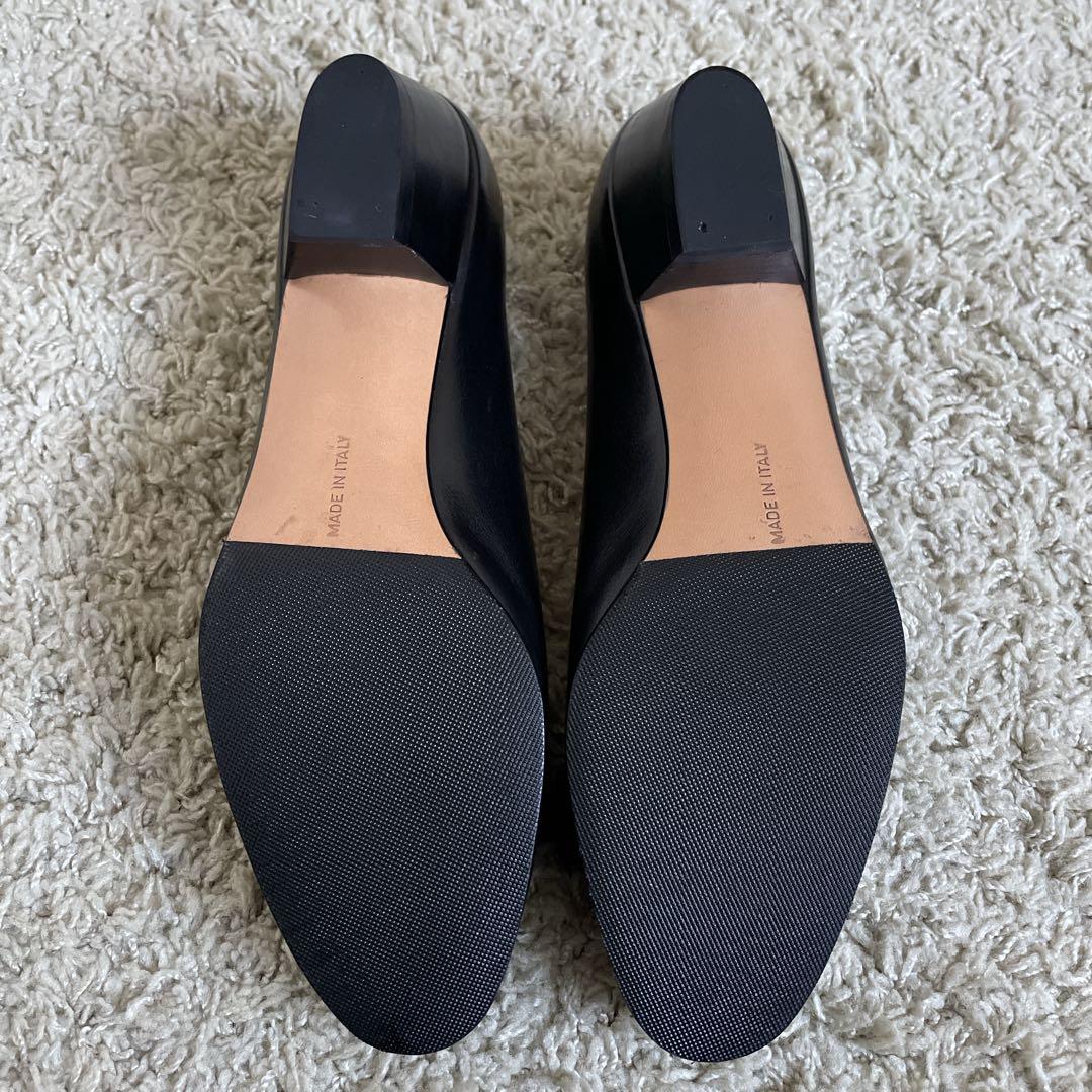 【美品】Ferragamo フェラガモ 7C黒 パンプス ヴァラ