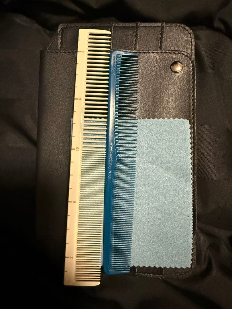 散髪用シザーセット 黒色ケース付き