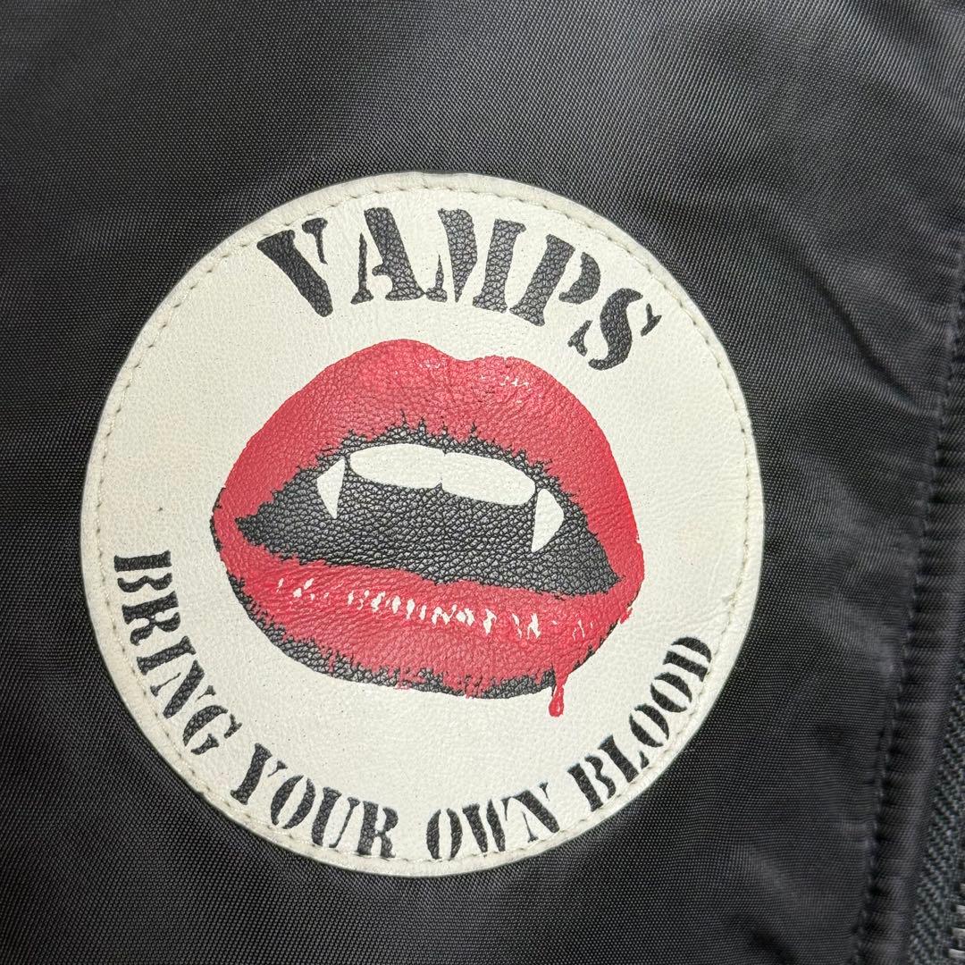 ジャケット・アウター 942 VAMPS UNDERWORLD RJB MA-1 Patch Blk