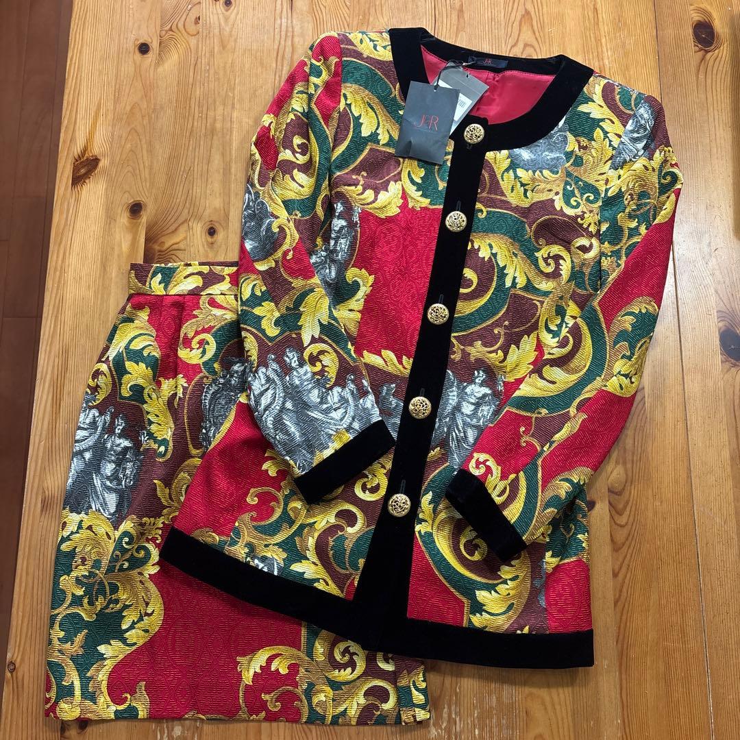 【希少】【J &R】 バブリースーツ　赤　Ｓサイズ