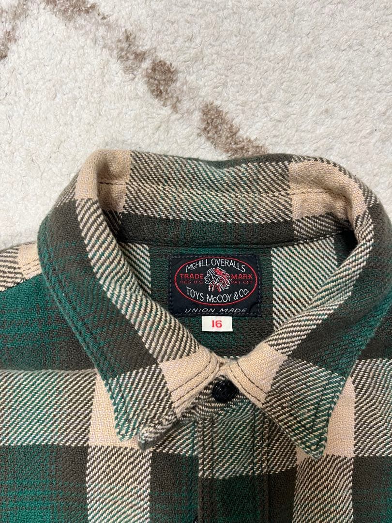 トイズマッコイ　ネルシャツ　１６サイズ