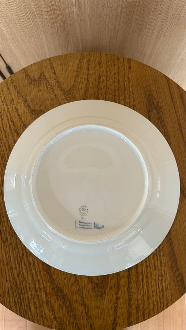 ロイヤルコペンハーゲン　ブルーフルーテッド ハーフレース25cm 2枚セット