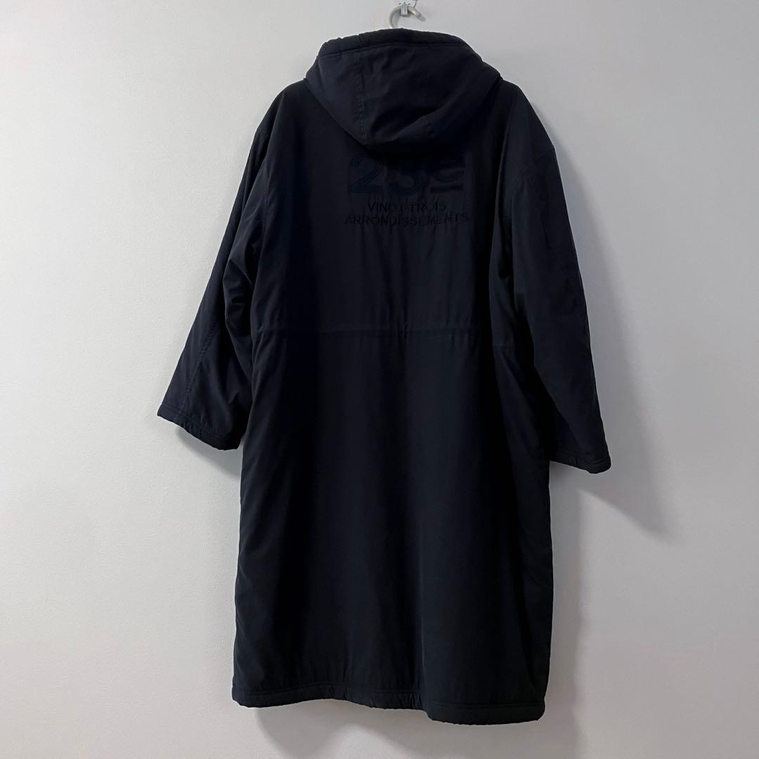 23区SPORT ベンチコート 裏ボア 黒 ブラック