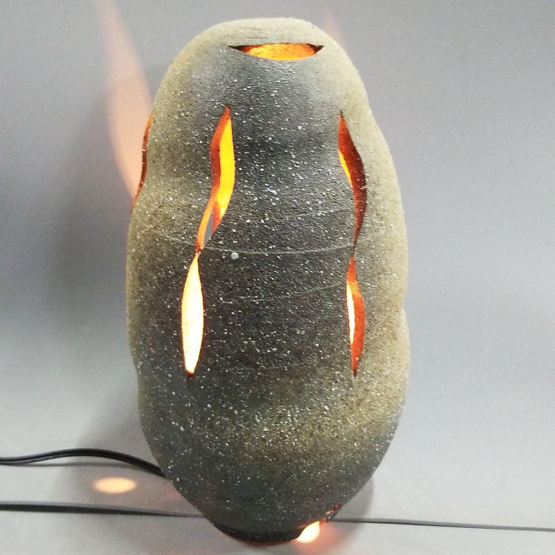 Verbena 信楽焼 屋内灯 古窯 高さ３４cm