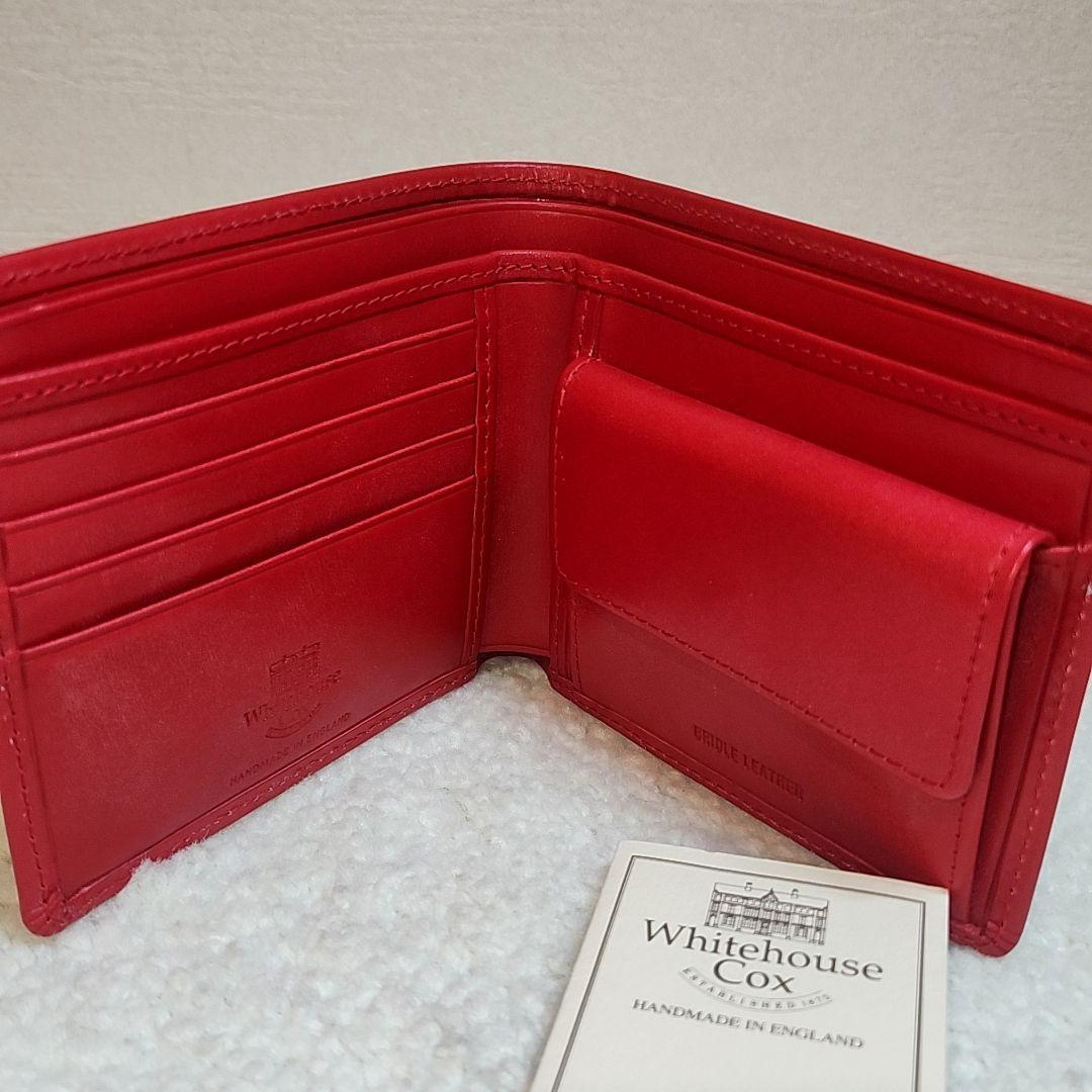 Whitehouse Cox 赤 二つ折り財布