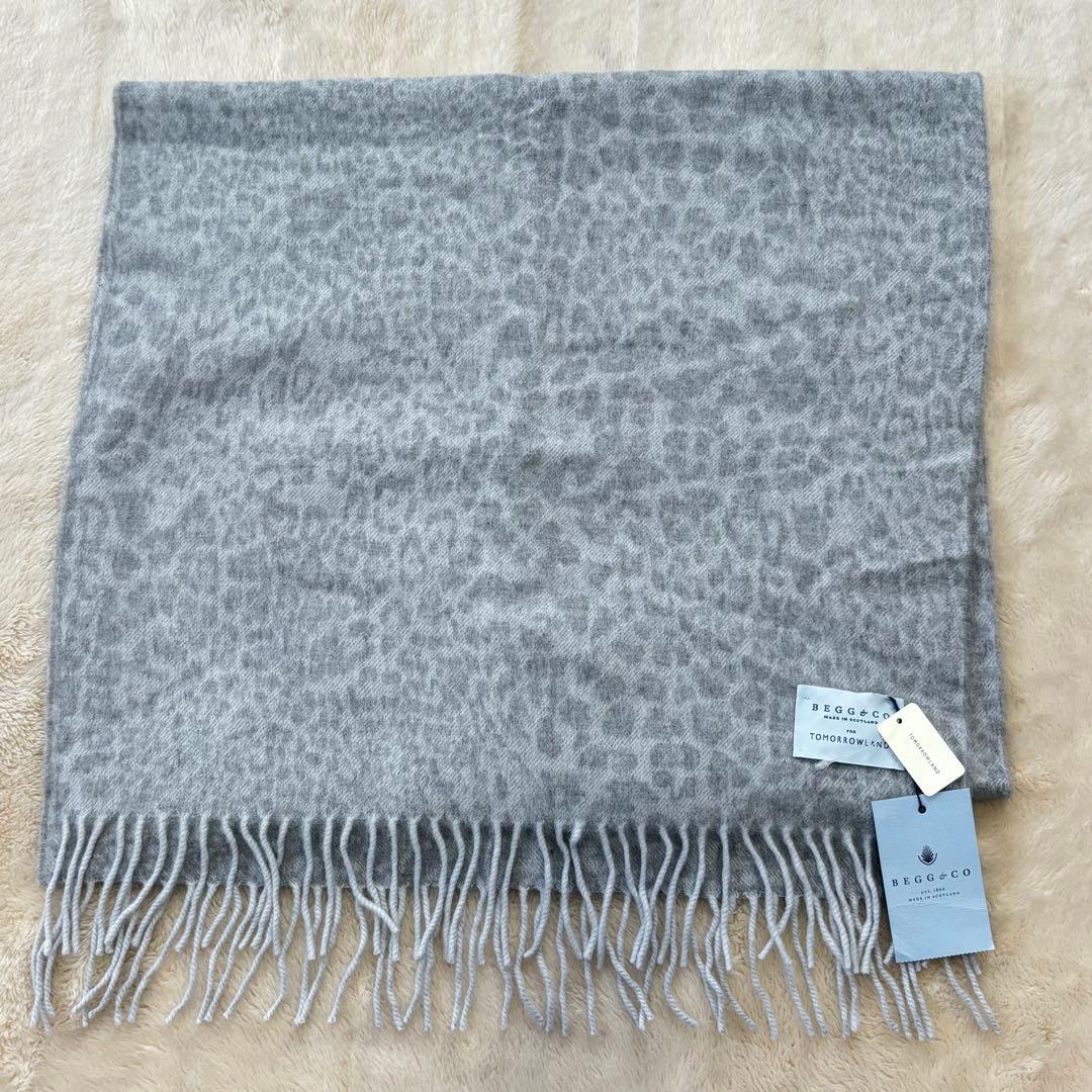 ⭐️未使用⭐️BEGG&CO ベグアンドコー 大判ストール　レオパード