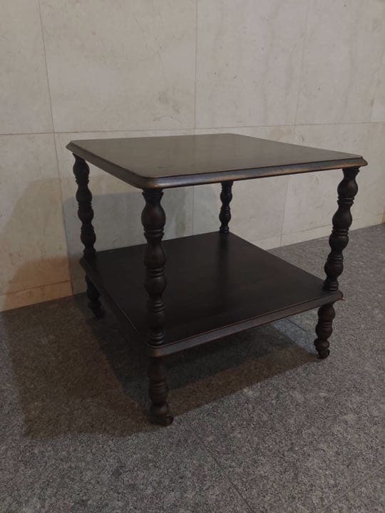 アンティーク　サイドテーブル　シェルフ　オープンラック　店舗什器